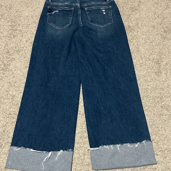 Flying Monkey Dark Blue Flare Jeans - Picture 2 of 4